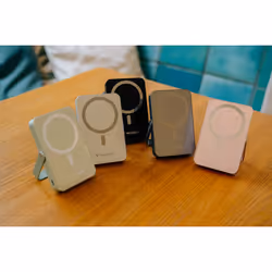 Verbatim Charge 'n' Go Magnetic Wireless Power Bank with stand - 10000 mAh Grey - Additional view 5