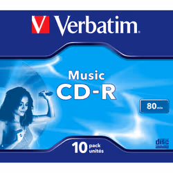 Verbatim Music CD-R 700 MB 16x 10 pc(s)