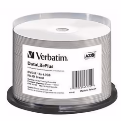 Verbatim DataLifePlus, DVD-R, Spindle, 50 pc(s), 4.7 GB