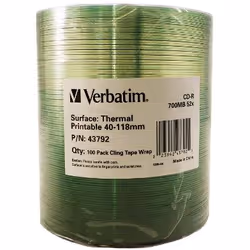 Verbatim 43792, 52x, CD-R, 120 mm, 700 MB, Shrink wrapped, 100 pc(s)