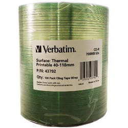 Verbatim 43792 blank CD CD-R 700 MB 52x 100 pc(s)