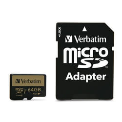 Verbatim Pro+ 64 GB MicroSDHC MLC Class 10