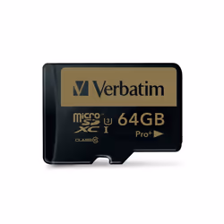 Verbatim Pro+ 64 GB MicroSDHC MLC Class 10