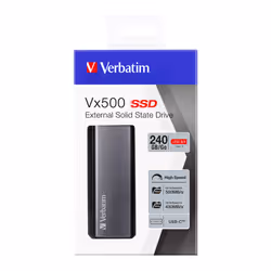 Verbatim Vx500 External SSD USB 3.1 Gen 2 240GB