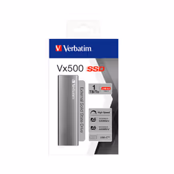 Verbatim Vx500 1 TB USB Type-C 3.2 Gen 2 (3.1 Gen 2) Silver