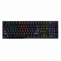 SureFire KingPin X2, Wired, USB, Membrane, QWERTY, RGB LED, Black, Metallic