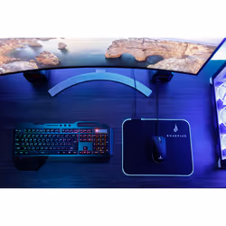 SureFire Silent Flight RGB-320 Gaming mouse pad Black - Additional view 6