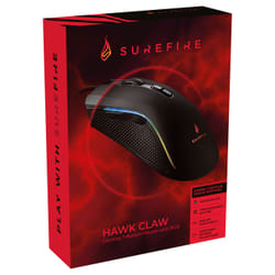SureFire Hawk Claw mouse Gaming Right-hand USB Type-A Optical 6400 DPI