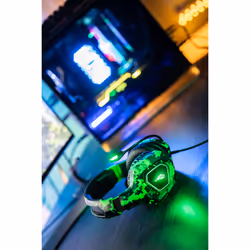 SureFire Skirmish Headset Wired Head-band Gaming USB Type-A Black, Camouflage, Green - Additional view 6