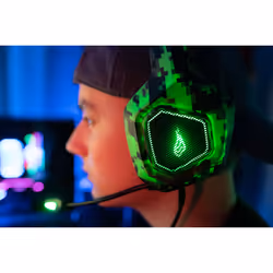 SureFire Skirmish Headset Wired Head-band Gaming USB Type-A Black, Camouflage, Green - Additional view 7
