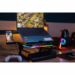 SureFire PORTUS X2 Laptop stand Black 43.9 cm (17.3") - Additional view 5