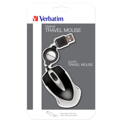 Verbatim Go Mini Optical Travel Mouse - Black