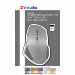 Verbatim 8-Button Wireless Blue LED Mouse - Additional view 4