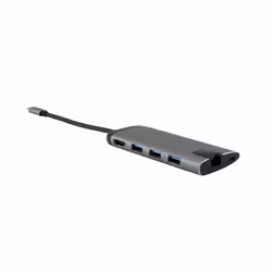 Verbatim 49142 laptop dock/port replicator USB 3.2 Gen 1 (3.1 Gen 1) Type-C Black, Silver - Additional view 4