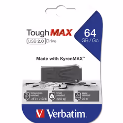 Verbatim ToughMAX - USB Drive 64 GB - Black - Additional view 4