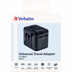 Verbatim 49543 power plug adapter Universal Black - Additional view 6