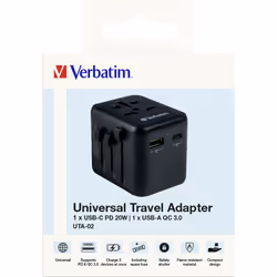 Verbatim 49544 power plug adapter Universal Black - Additional view 8