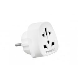 Verbatim World to Europe Adapter WTEU-02 Travel Plug