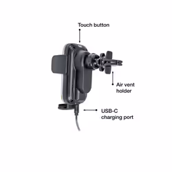 Verbatim FWC-03 Pro Qi Fast Wireless Autoladegerät retail Black - Additional view 5