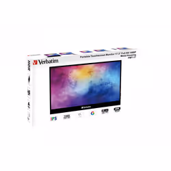 Verbatim 49593 computer monitor 43.9 cm (17.3") 1920 x 1080 pixels Full HD LCD Touchscreen Black - Additional view 5