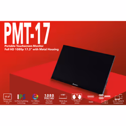 Verbatim 49593 computer monitor 43.9 cm (17.3") 1920 x 1080 pixels Full HD LCD Touchscreen Black - Additional view 6
