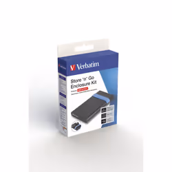 Verbatim Store'N'Go Enclosure Kit HDD/SSD enclosure Black, Blue 2.5" - Additional view 4