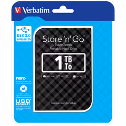 Verbatim Store 'n' Go USB 3.0 Hard Drive 1TB Black - Additional view 5