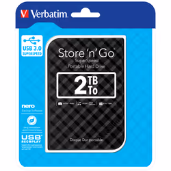 Verbatim Store 'n' Go USB 3.0 Hard Drive 2TB Black - Additional view 5
