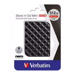 Verbatim Store 'n' Go Mini SSD USB 3.2 Gen 1 512GB Black - Additional view 4