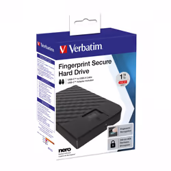 Verbatim Fingerprint Secure Portable Hard Drive 1TB - Additional view 4