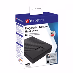 Verbatim Fingerprint Secure Portable Hard Drive 2TB - Additional view 4