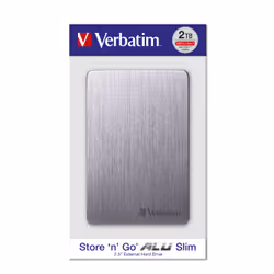 Verbatim Store 'n' Go ALU Slim Portable Hard Drive 1TB Space Grey - Additional view 7