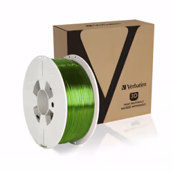 Verbatim 55057 3D printing material Polyethylene Terephthalate Glycol (PETG) Green, Transparent 1 kg