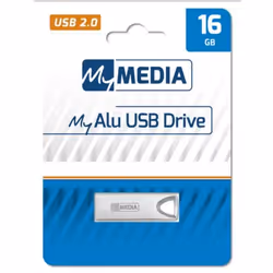 MyMedia MyAlu USB 2.0 USB flash drive 16 GB USB Type-A Silver