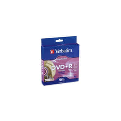 Verbatim LightScribe 10pk DVD+R Blank Media - Laser Etch Prints Direct To Disc (95116) - 4.7GB//120min