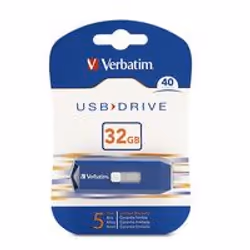 Verbatim 97408, 32 GB, USB Type-A, 2.0, Slide, Blue