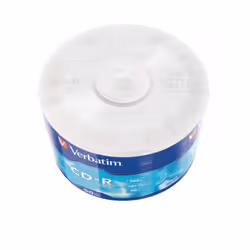 Verbatim 50 Count CD-R 52x Recording Speed 700 MB