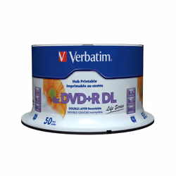 Verbatim 97693 blank DVD 8.5 GB DVD+R DL 50 pc(s)