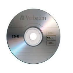 Verbatim 97955 blank CD CD-R 700 MB 52x 10 pc(s)