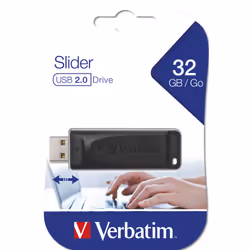Verbatim Slider - USB Drive 32 GB - Black - Additional view 5
