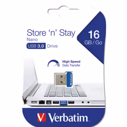 Verbatim Store 'n' Stay NANO - USB 3.0 Drive 16 GB - Blue - Additional view 6