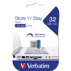 Verbatim Store 'n' Stay NANO - USB 3.0 Drive 32 GB - Blue - Additional view 5