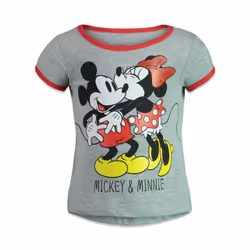 Disney Mickey Mouse Minnie Mouse Toddler Girls 4 Pack T-Shirts 3T