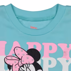 Disney Minnie Mouse Little Girls Crossover Graphic T-Shirt & Leggings