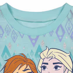 Disney Frozen Elsa Princess Anna Little Girls Graphic T-Shirt and Shor