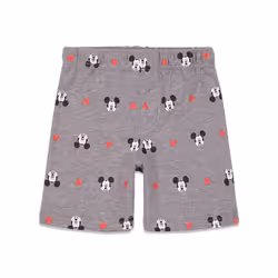 Disney Mickey Mouse Little Boys T-Shirt and Shorts Outfit Set Gray/Red