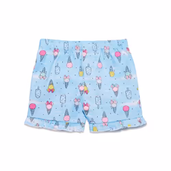 Disney Minnie Mouse Little Girls Tank Top and Shorts Pink/Blue 6