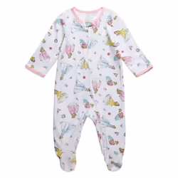Disney Princess Belle Aurora Cinderella Newborn Baby Girls 2 Pack Zip
