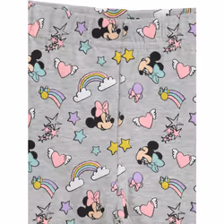 Disney Minnie Mouse Little Girls T-Shirt and Bike Shorts Outfit Set Ra