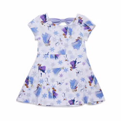 Disney Frozen Elsa Princess Anna Olaf Christmas Little Girls Skater Dr